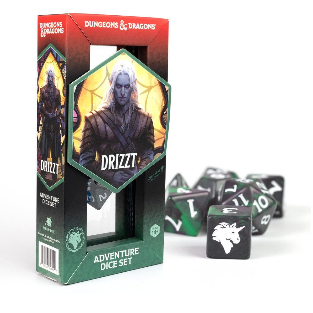 D&D Adventurer Dice Set - Legend of Drizzt