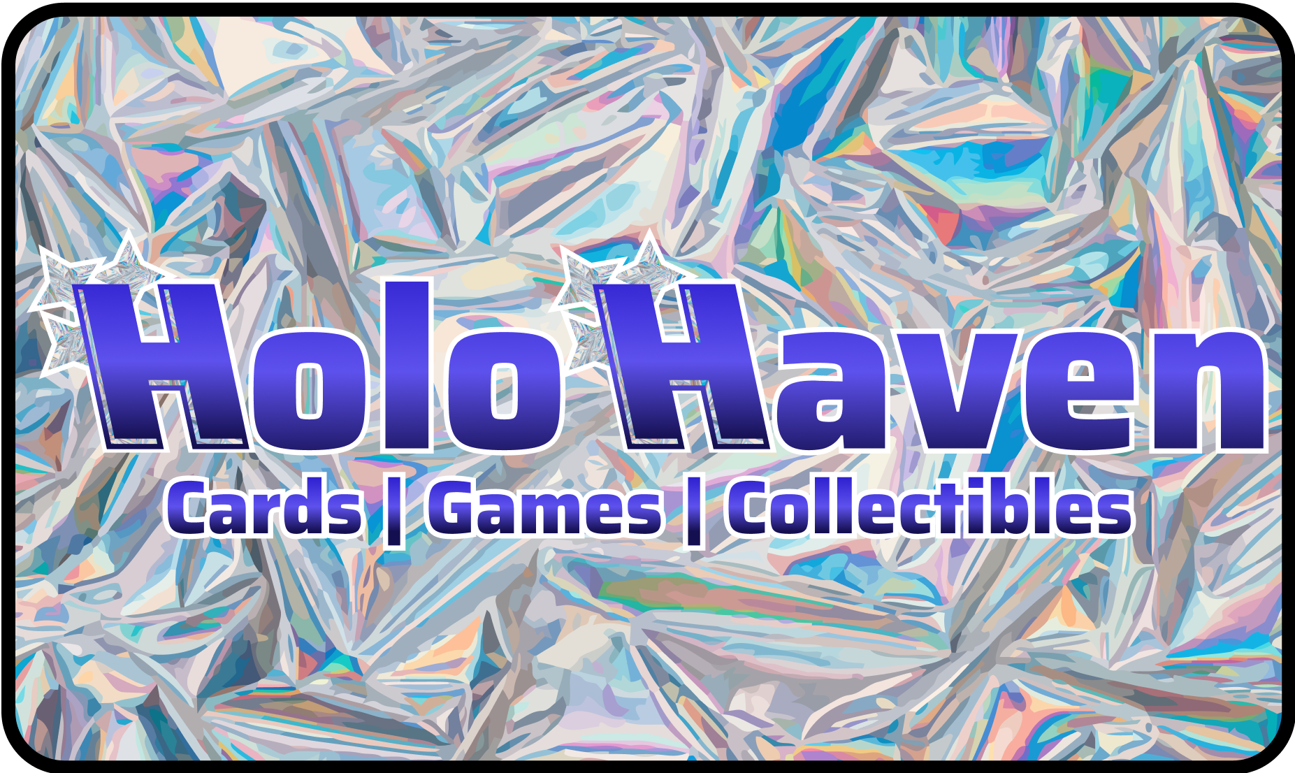 Holo Haven Premium Stitched Edge Playmat - Foil Everywhere!!