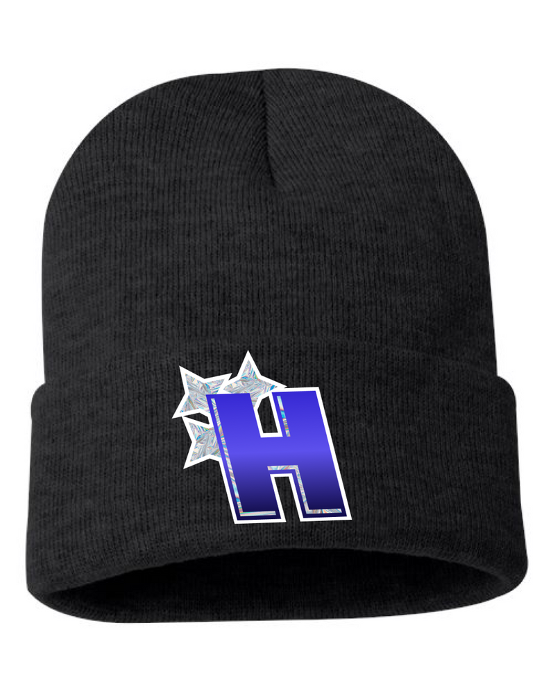 Holo Haven Embroidered Beanie