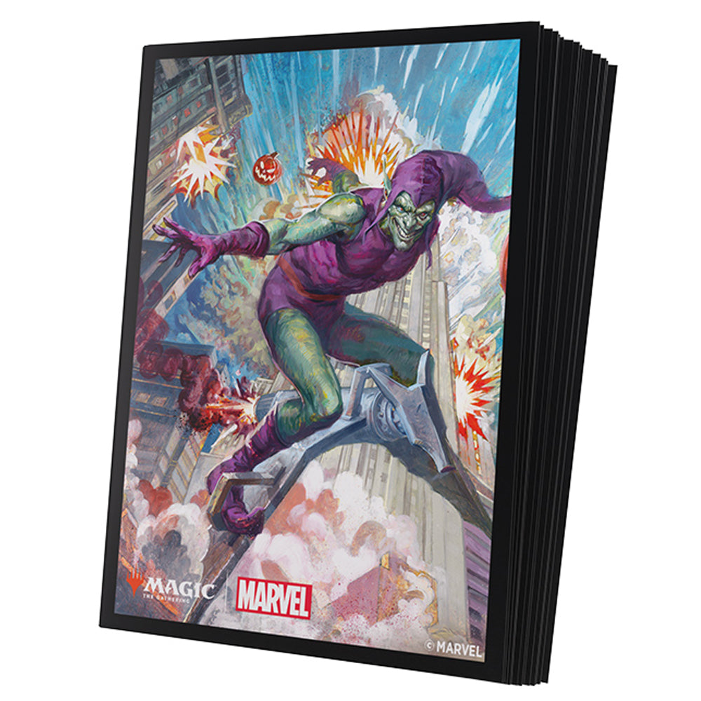 MTG Premium Art Sleeves - Spider-Man Green Goblin