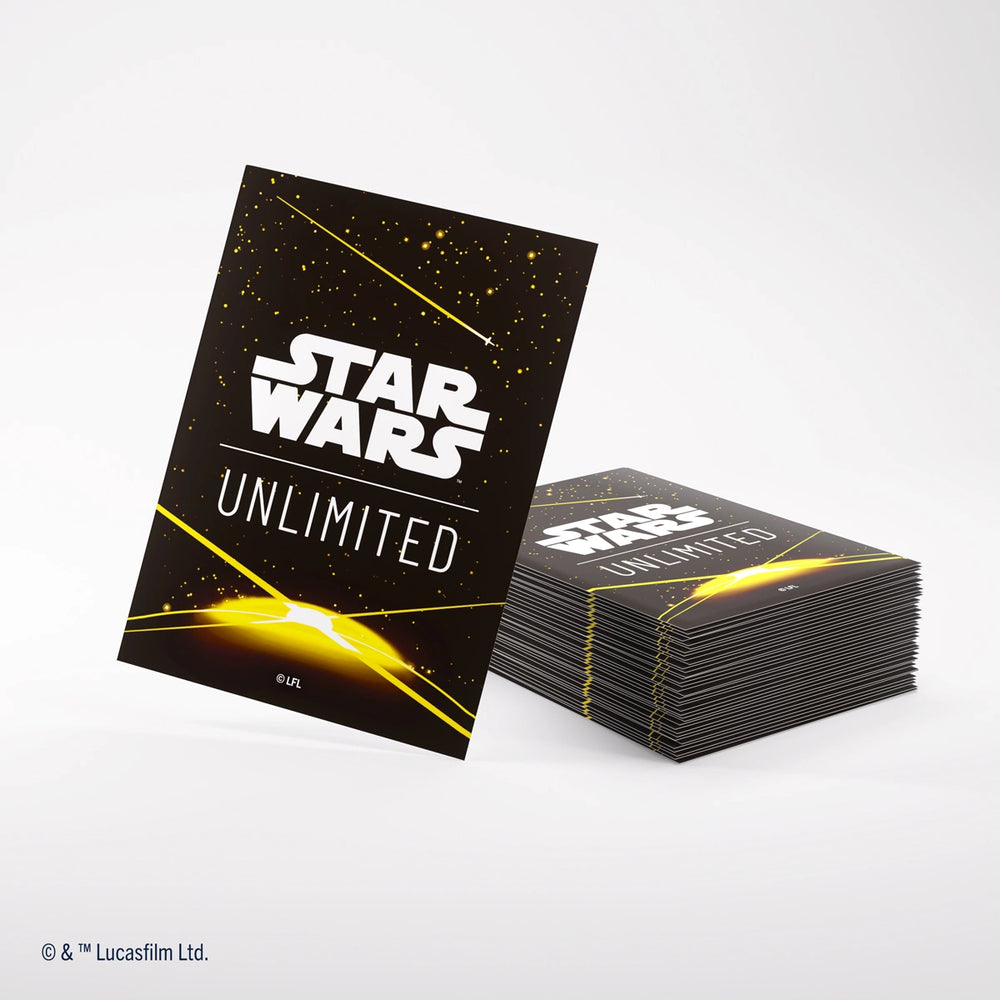 Star Wars: Unlimited - Art Sleeves (Card Back Yellow)