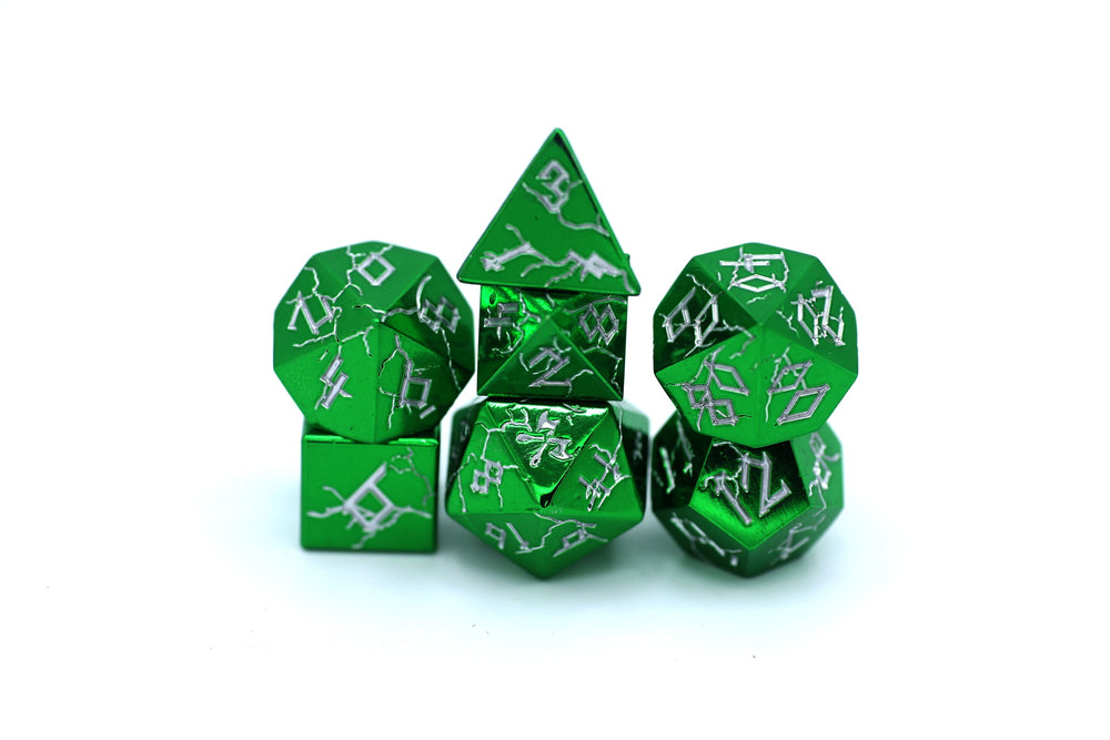 Barbarian Solid Metal Polyhedral Dice Set