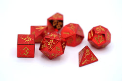 Barbarian Solid Metal Polyhedral Dice Set