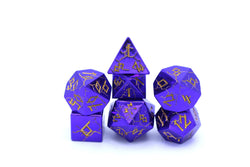 Barbarian Solid Metal Polyhedral Dice Set