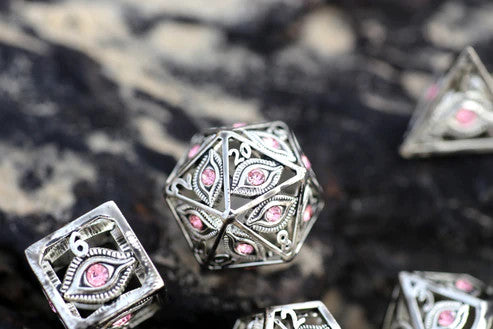 Dragon's Eye Hollow Metal Dice Set