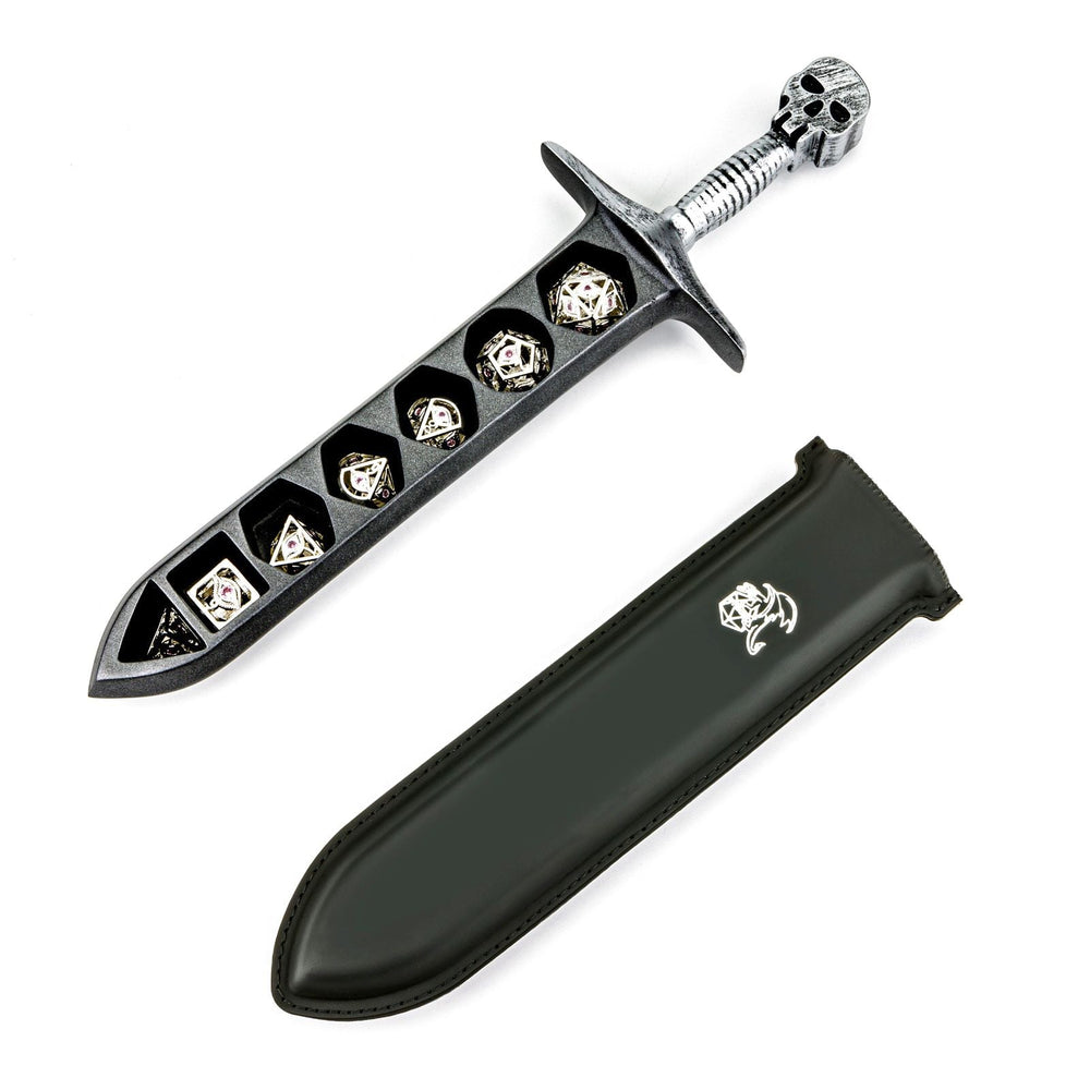 Grim Dagger Dice Case with sheath cover