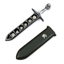 Grim Dagger Dice Case with sheath cover