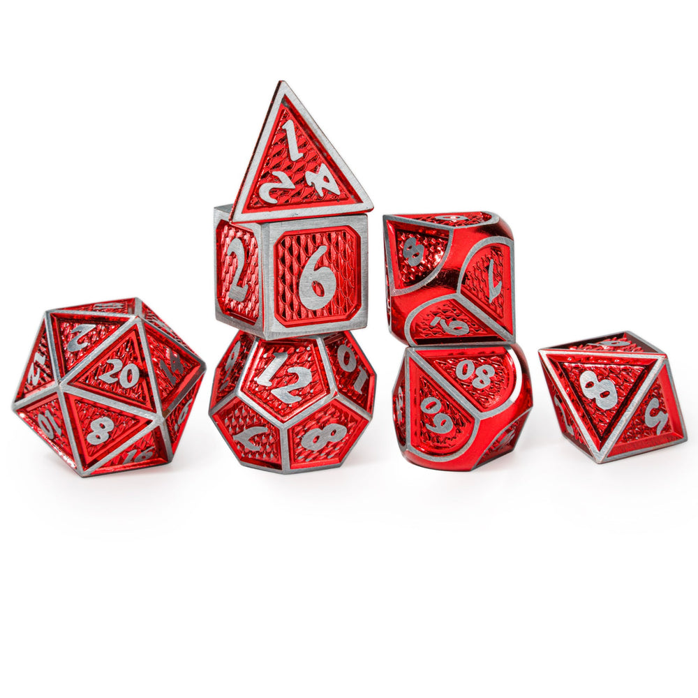 Solid Metal Behemoth Dice set