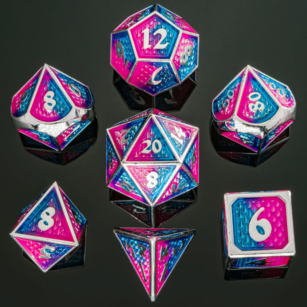 Solid Metal Behemoth Dice set