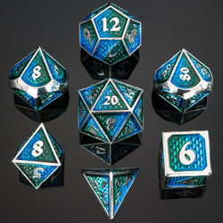 Solid Metal Behemoth Dice set