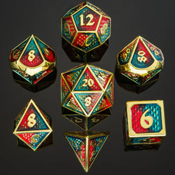 Solid Metal Behemoth Dice set