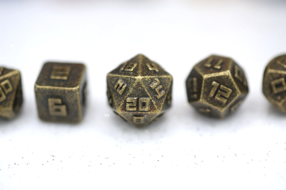 10MM Mini Metal RPG Dice Set