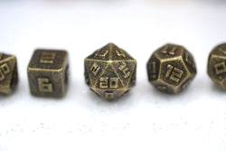 10MM Mini Metal RPG Dice Set