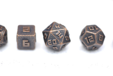 10MM Mini Metal RPG Dice Set