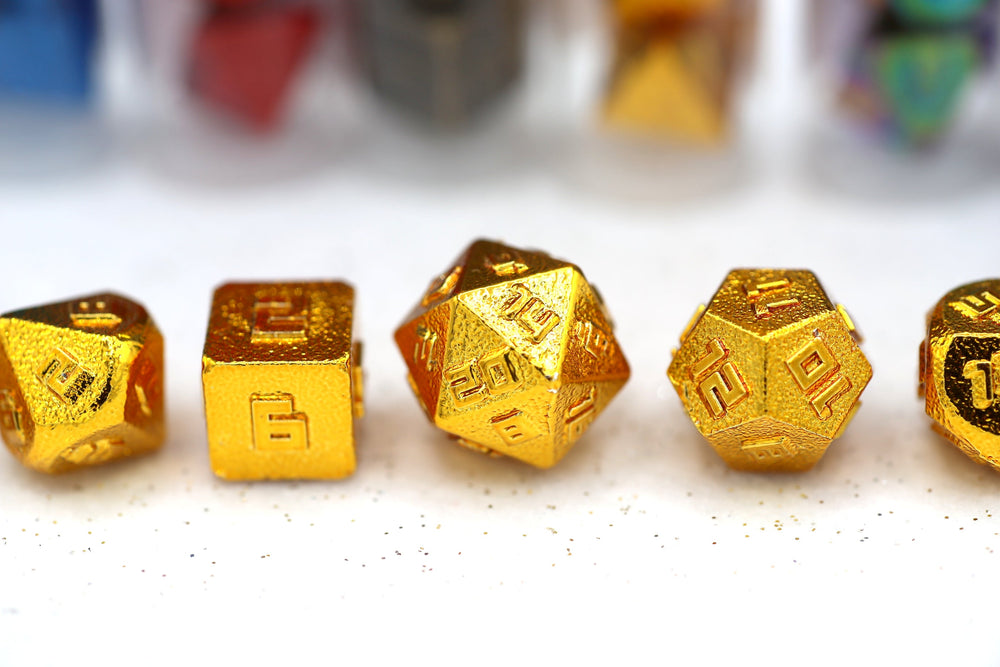 10MM Mini Metal RPG Dice Set