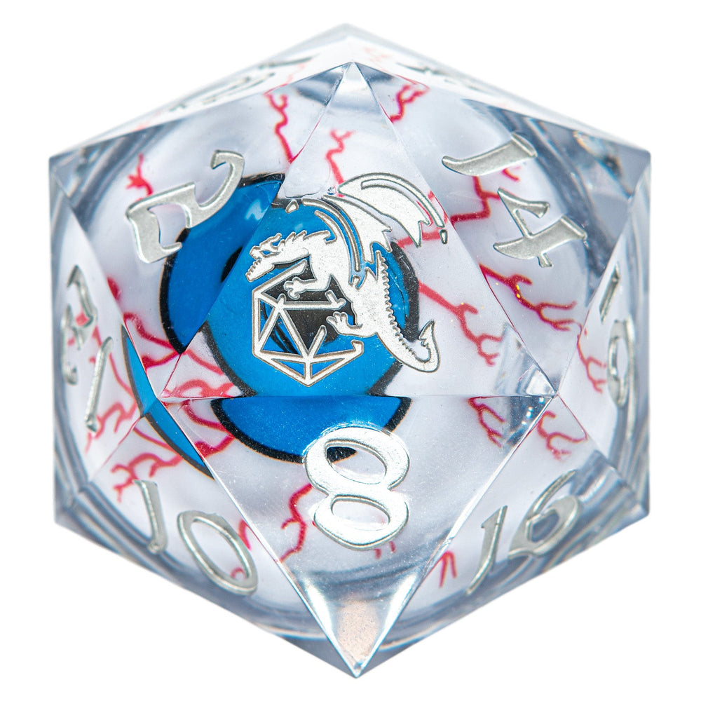 Sharp Edged Resin LED 55mm D20: Always Watching Blue