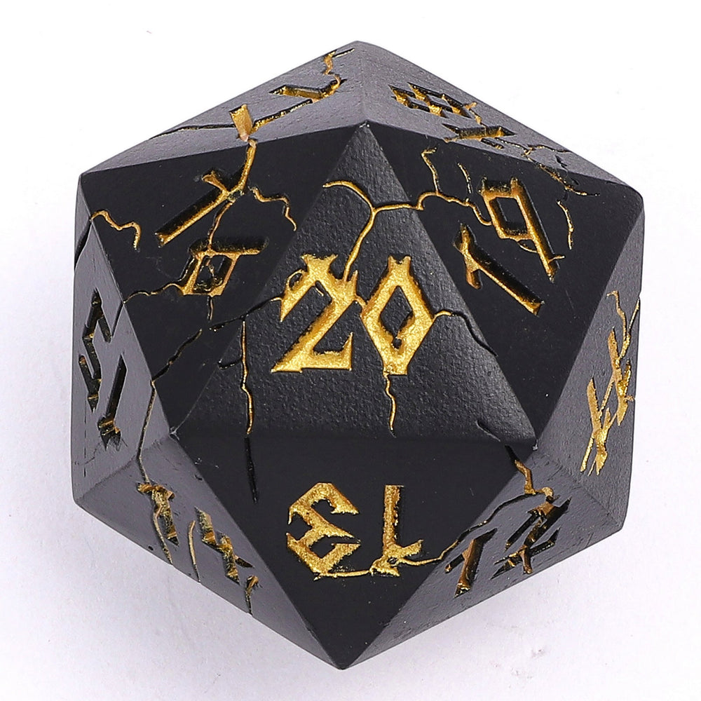 Barbarian 35mm Solid Metal Single D20 Spin Down