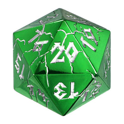 Barbarian 35mm Solid Metal Single D20 Spin Down
