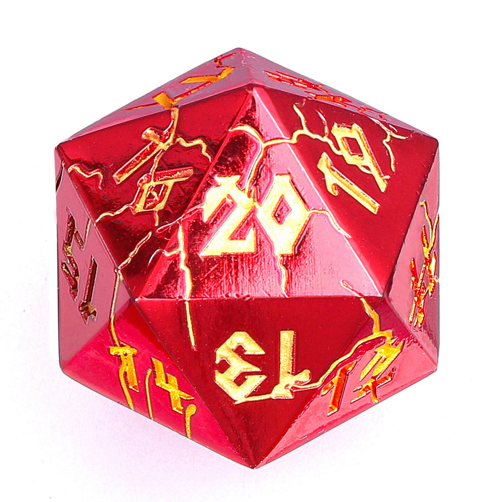 Barbarian 35mm Solid Metal Single D20 Spin Down