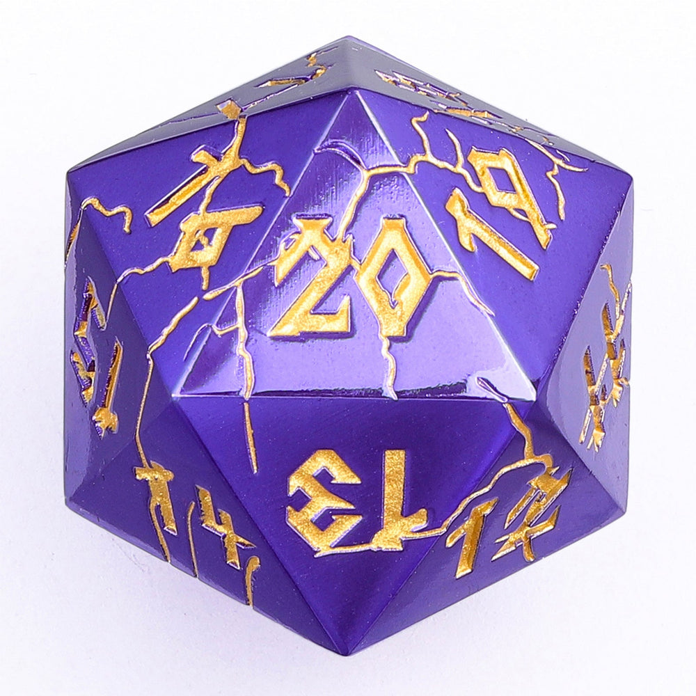 Barbarian 35mm Solid Metal Single D20 Spin Down