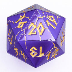 Barbarian 35mm Solid Metal Single D20 Spin Down