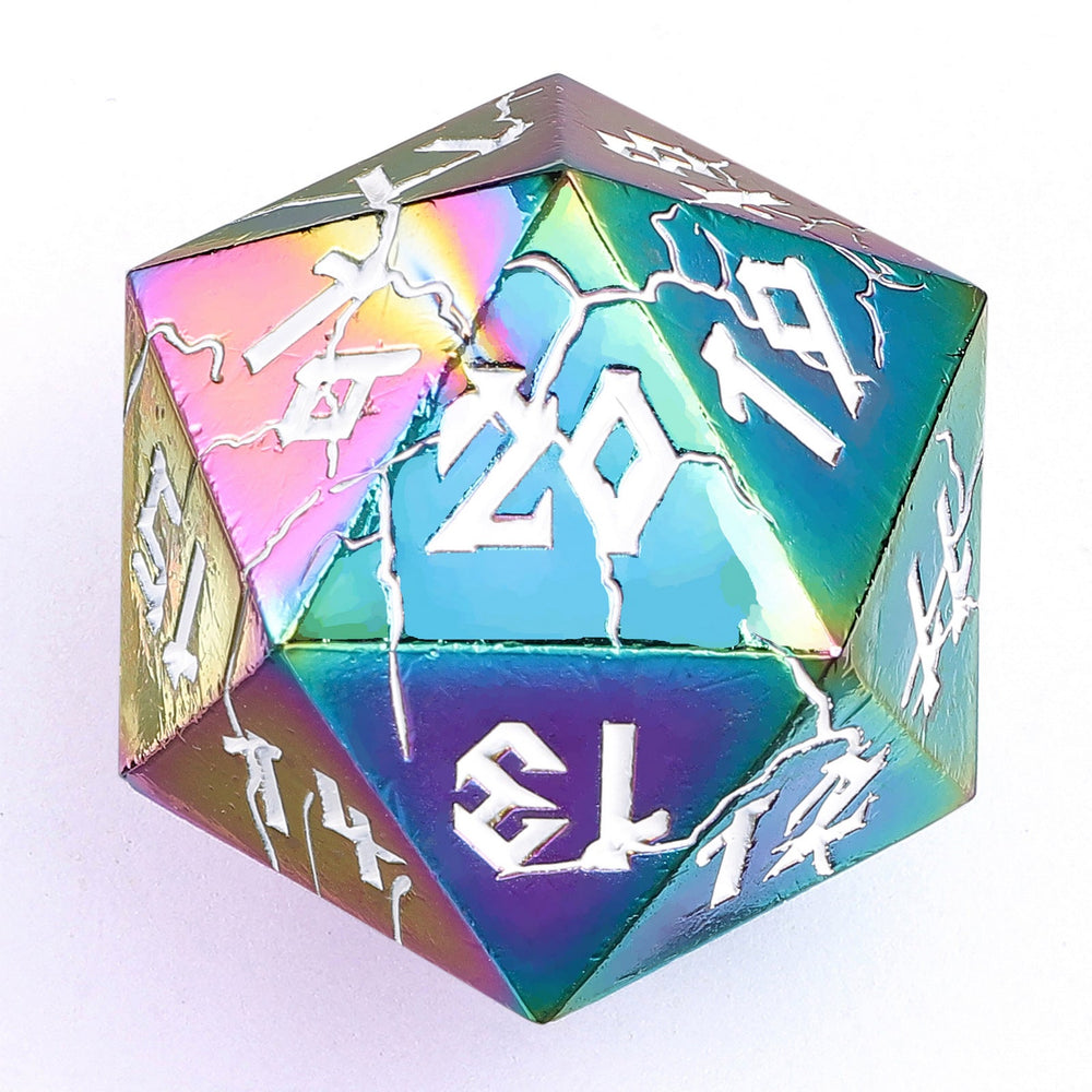 Barbarian 35mm Solid Metal Single D20 Spin Down