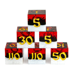 TCG Damage Counter Dice Set