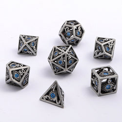 MINI Dragon's Eye Hollow Metal Dice Set