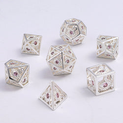 MINI Dragon's Eye Hollow Metal Dice Set