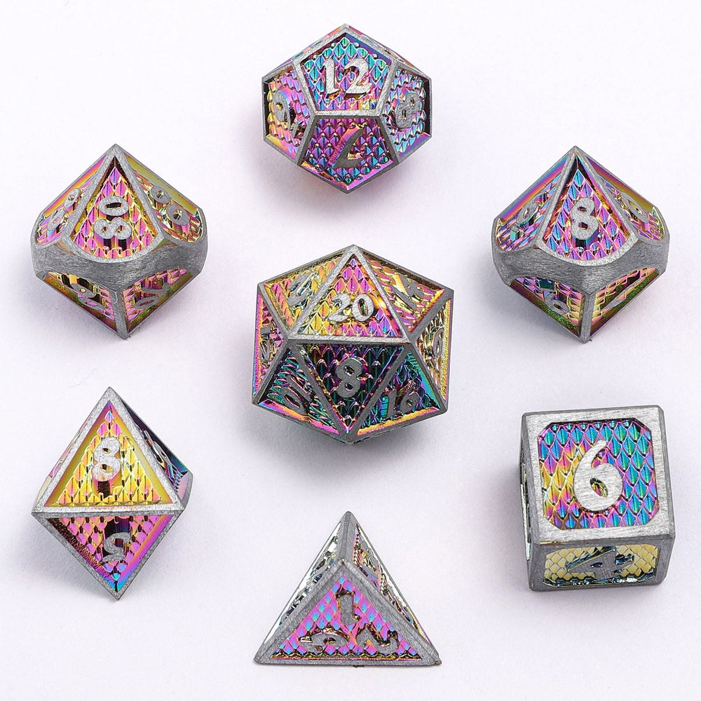 Solid Metal Mini Behemoth Dice set