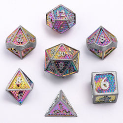 Solid Metal Mini Behemoth Dice set
