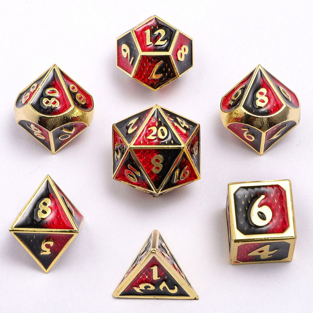 Solid Metal Mini Behemoth Dice set