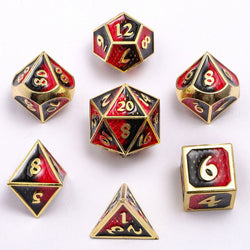 Solid Metal Mini Behemoth Dice set