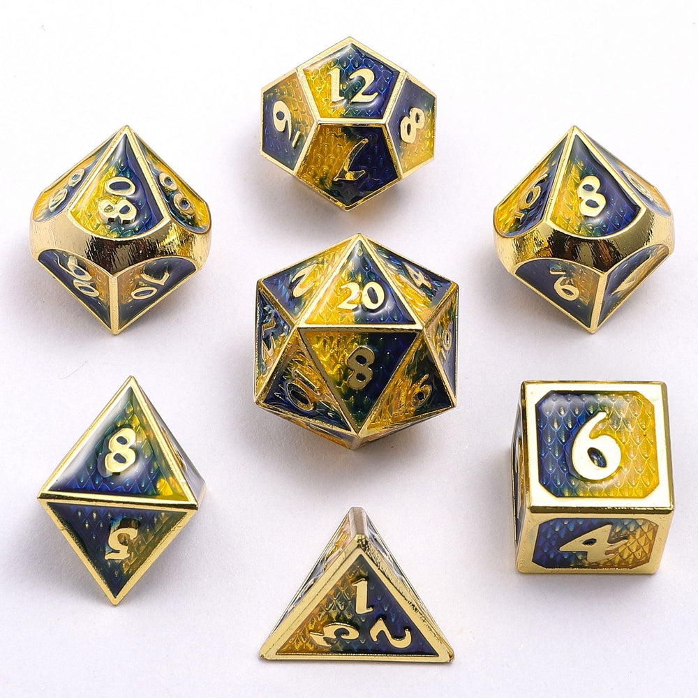 Solid Metal Mini Behemoth Dice set