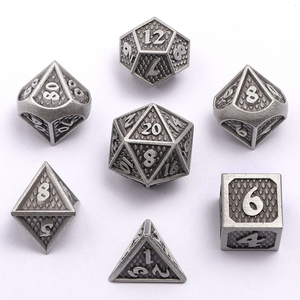 Solid Metal Mini Behemoth Dice set