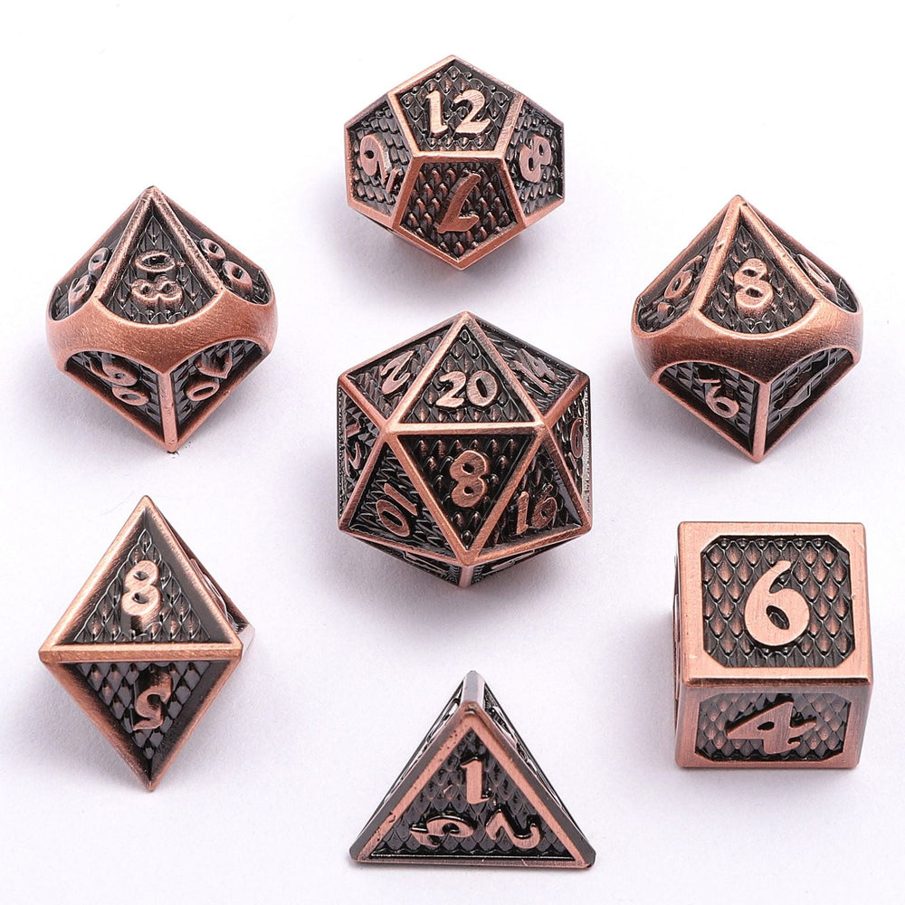 Solid Metal Mini Behemoth Dice set
