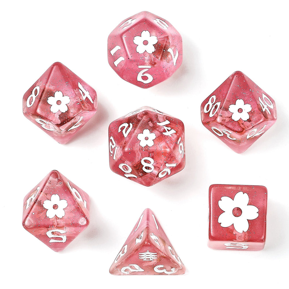 Wyrmforged Rollers Sakura Blossom RPG Dice Set