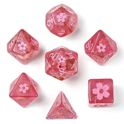 Wyrmforged Rollers Sakura Blossom RPG Dice Set