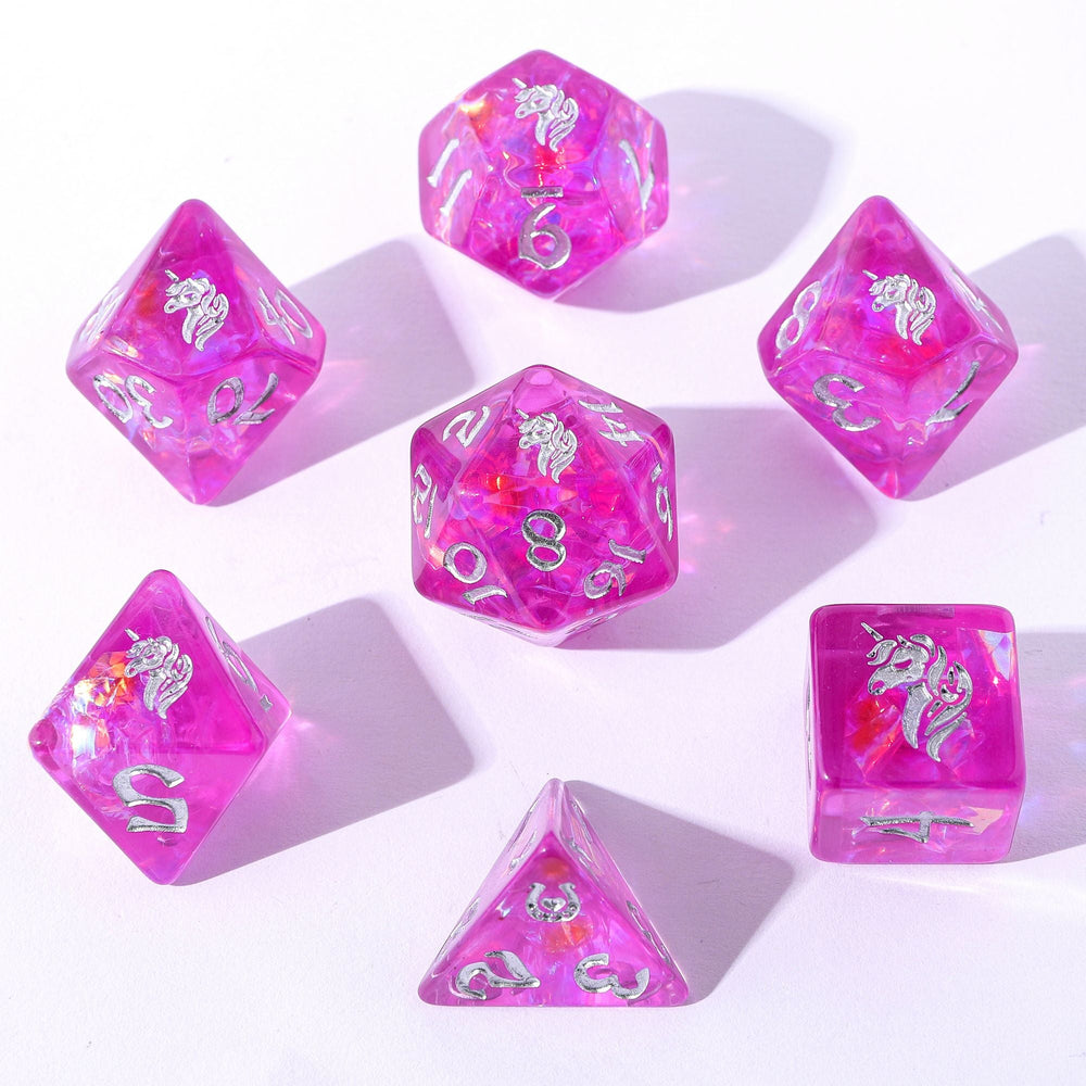 Wyrmforged Rollers Rounded Resin Polyhedral Dice