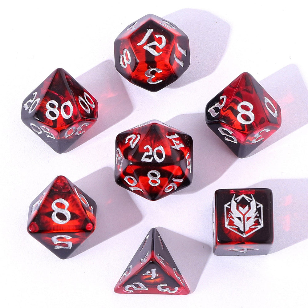 Wyrmforged Rollers Rounded Resin Polyhedral Dice