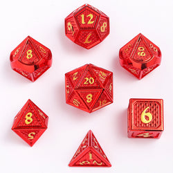 Solid Metal Behemoth Dice set