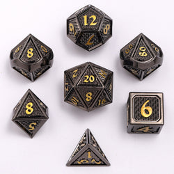 Solid Metal Behemoth Dice set