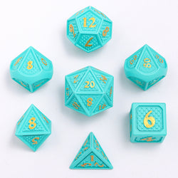 Solid Metal Behemoth Dice set
