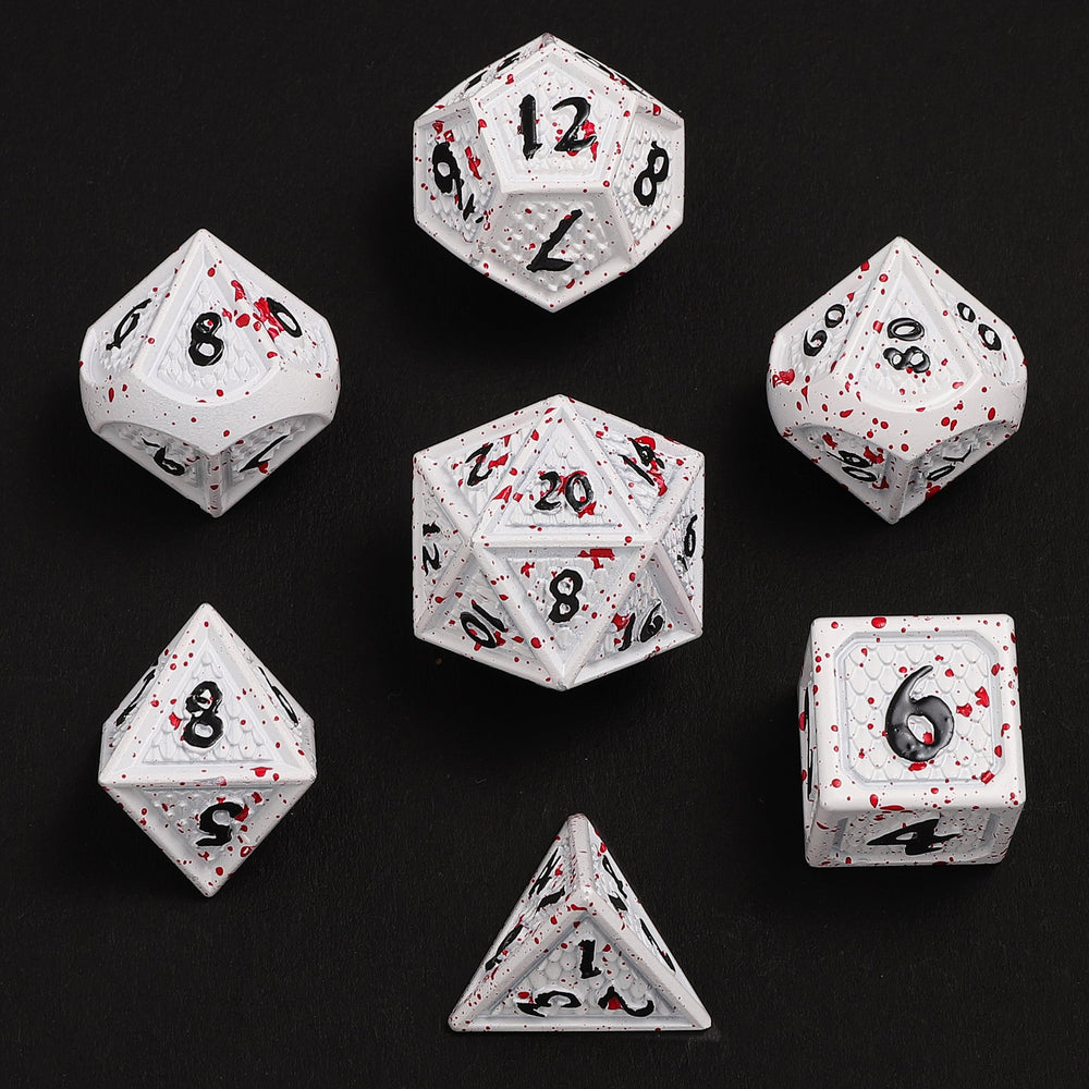 Solid Metal Behemoth Dice set