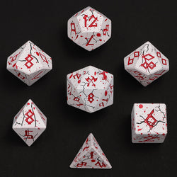 Barbarian Solid Metal Polyhedral Dice Set