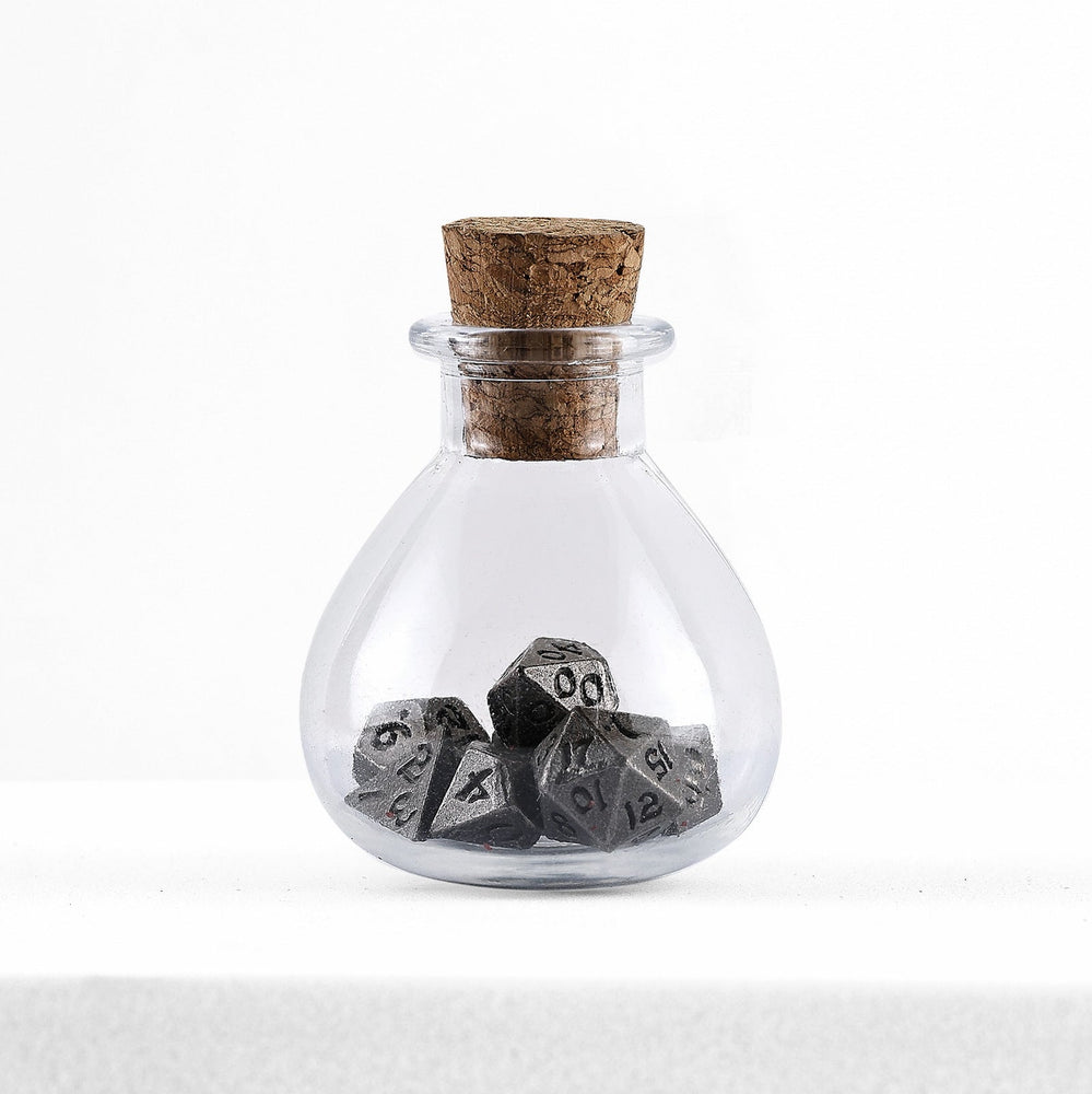 Unseelie Mini Metal RPG Dice Set