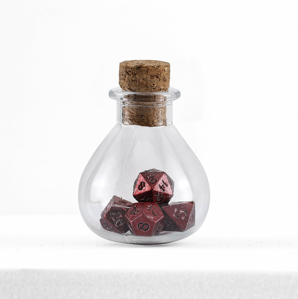 Unseelie Mini Metal RPG Dice Set