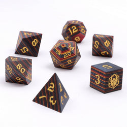 Dragon's Hoard Polyhedral Exotic Wooden Dice Set