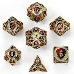 Solid Metal Fighter RPG Dice Set
