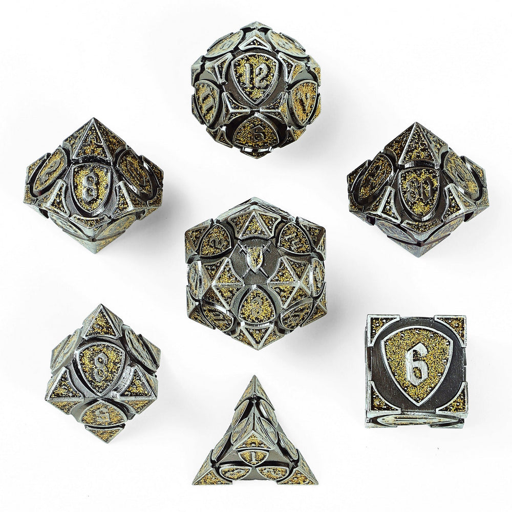 Solid Metal Fighter RPG Dice Set